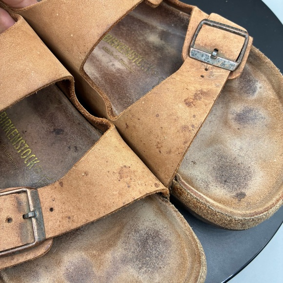 Birkenstock Milano Sandals Men’s 13 Mocha Brown Leather Buckle main image 9